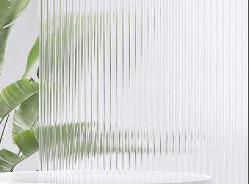 Fluted Transparent